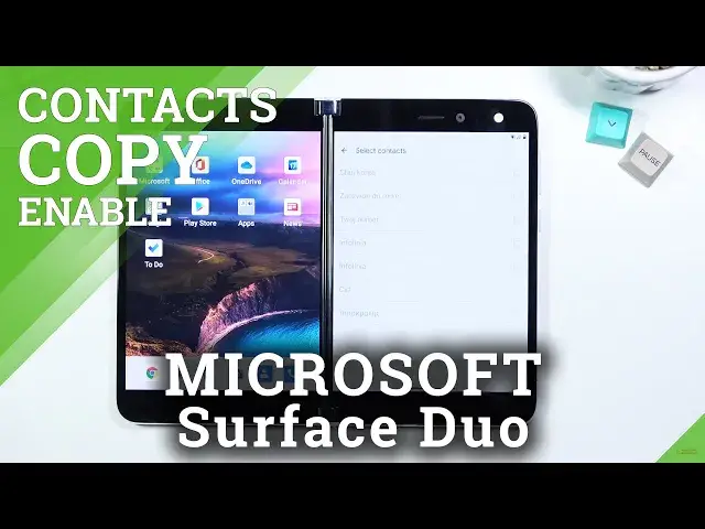 'Video thumbnail for How to Copy Contacts on MICROSOFT Surface Duo - Import Contacts'