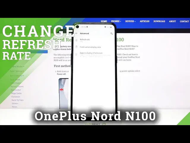 'Video thumbnail for How to Choose Screen Refresh Rate in OnePlus Nord N100 – Display Settings'