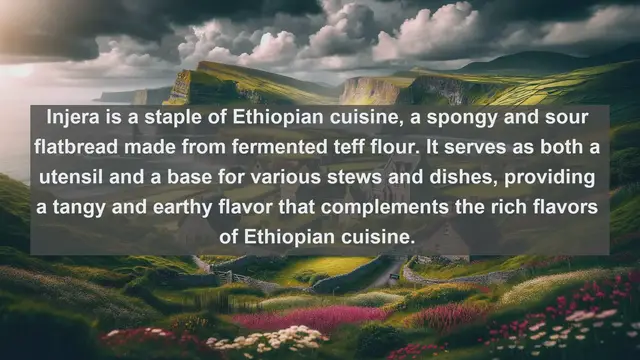 Video thumbnail for Exploring Ethiopia's Culinary Riches: Top 10 Mouthwatering Ethiopian Dishes