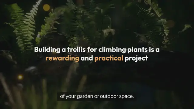 Video thumbnail for How to Build a Trellis for Climbing Plants