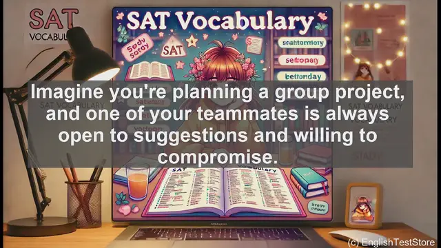 Video thumbnail for 5000 Must Know SAT Vocabulary - Amenable: Understanding the SAT Vocabulary Word
