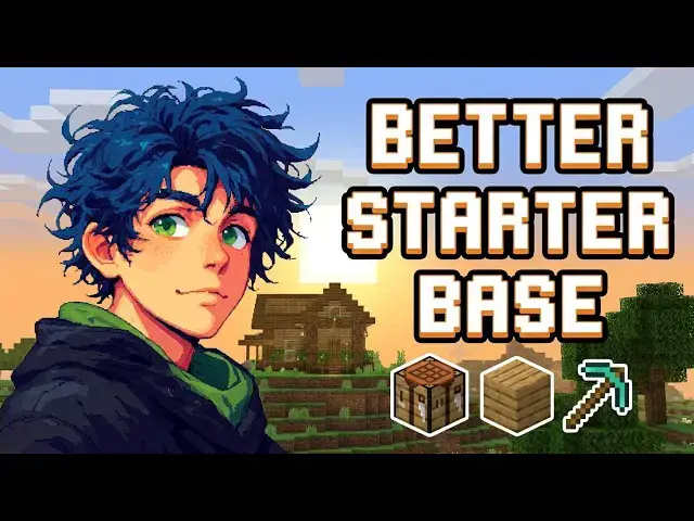 Video thumbnail for How To Build A Better Starter Base In Minecraft