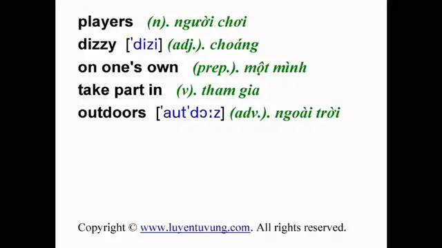Video thumbnail for Learn English Vocabulary - Grade 7 - Unit 15 - Lesson 01