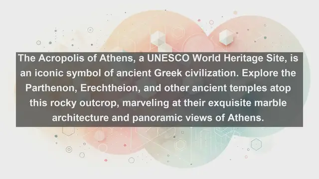 Video thumbnail for Discovering Greece's Architectural Marvels: Top 10 Must-Visit Landmarks