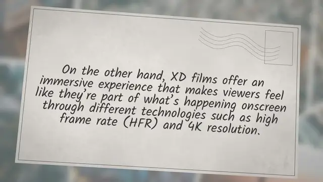 'Video thumbnail for Difference Between 3d And Xd Films: Creation, View, Better'