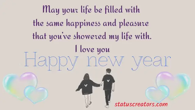 Video thumbnail for Happy New Year quote and music video for love