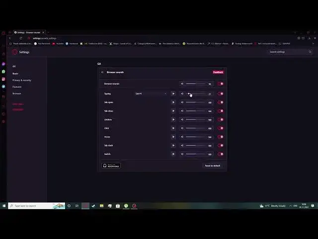 Video thumbnail for Opera GX   How To Mute & Unmute Typing Sounds