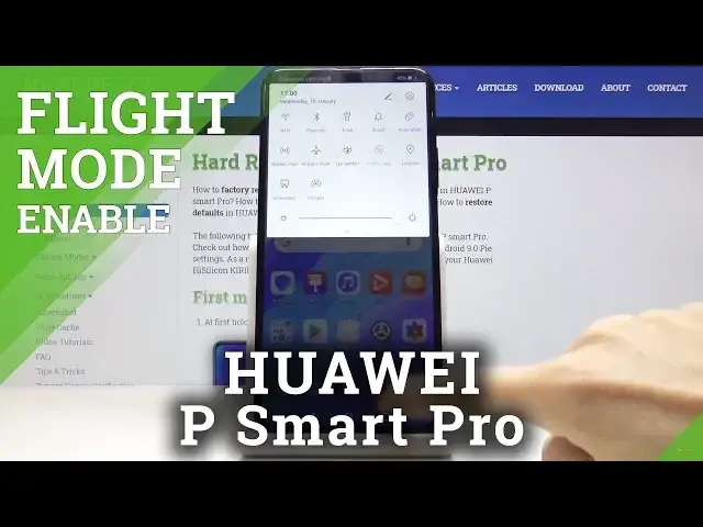 'Video thumbnail for How to Switch On Airplane Mode in HUAWEI P Smart Pro'