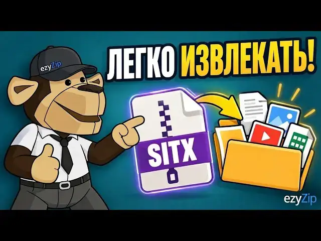 Video thumbnail for 📦 Как извлечь файлы SITX онлайн бесплатно | Без установки программ