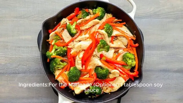 Video thumbnail for Stir fry recipe