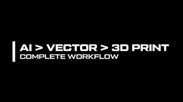 Video thumbnail for Effortless AI to 3D Print Complete Workflow Guide