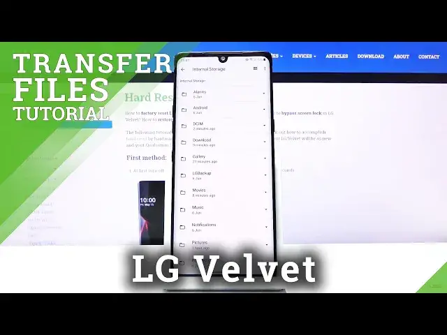 'Video thumbnail for How to Transfer Files in LG Velvet – Relocate Files'