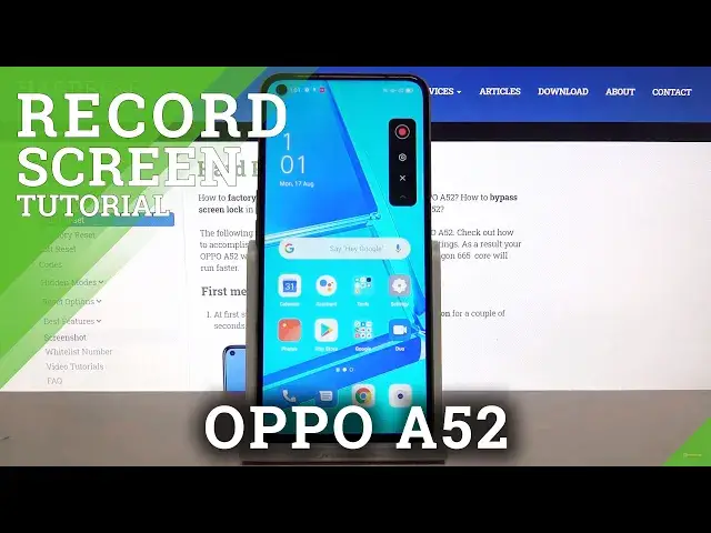 'Video thumbnail for How to Record Screen on OPPO A52 – Screen Recorder'