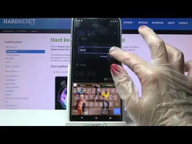 'Video thumbnail for How to Add an Alarm Clock in Motorola Edge 20 - Set up an Alarm Clock'