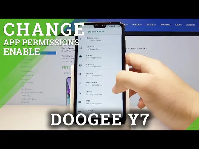 'Video thumbnail for How to Change App Permissions in DOOGEE  Y7 – Allow App Permission'