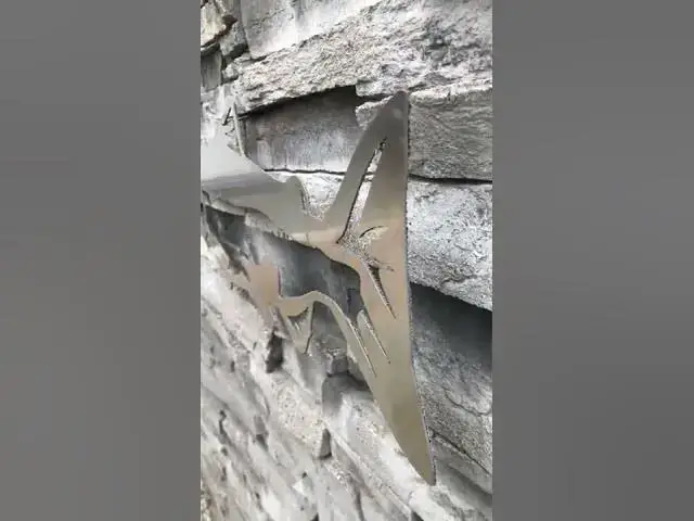 Video thumbnail for Stainless Steel Metal Fish Art and Decor promo