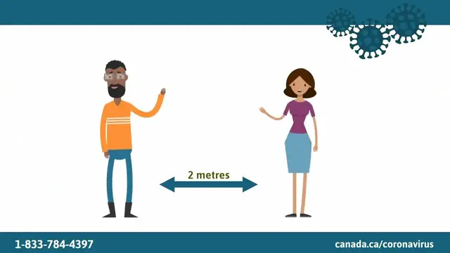 Video thumbnail for Giữ khoảng cách vật lý: Những hành động để ngăn COVID-19 lây lan - Physical distancing: What to do