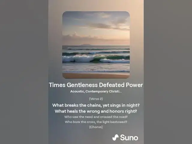 Video thumbnail for Times Gentleness Defeated Power: Musical Reflections on Gentleness