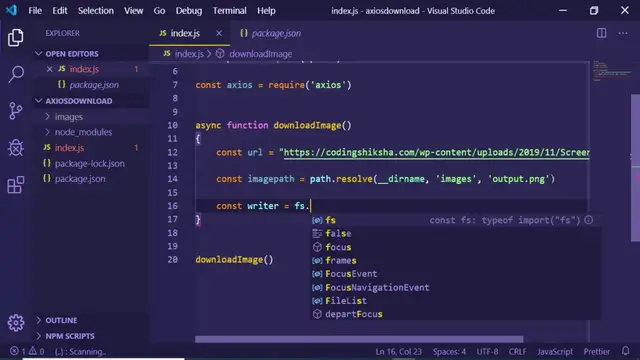 Video thumbnail for Axios Tutorial | Download Files From URL in Node.js