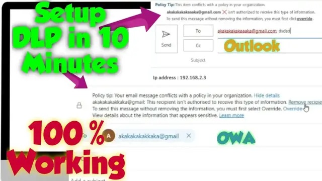 Video thumbnail for How to Setup Data Loss Prevention Policy in Office 365 in 10 minutes