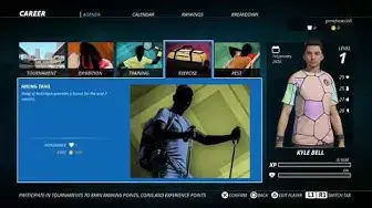 Video thumbnail for Tennis World Tour 2 - Career Mode Menu
