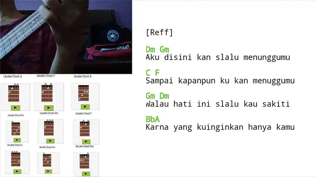 'Video thumbnail for Cinta Stadium Akhir - Souqy Versi Karaoke Ukulele Untuk Cover Dan Chord'