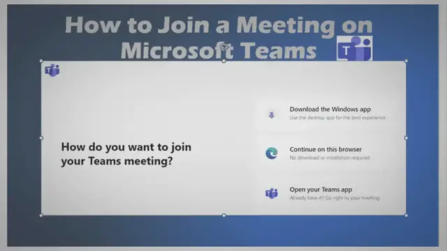 Video thumbnail for How to Join a Meeting on Microsoft Teams (3 Easy Ways)