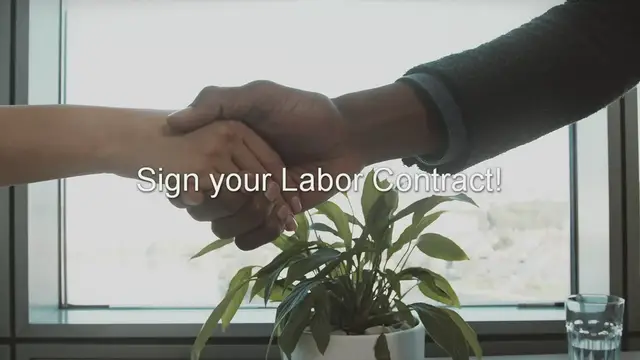 'Video thumbnail for Sign your Labor Contract!'