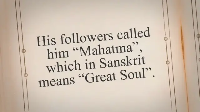 'Video thumbnail for What made Mahatma Gandhi a great leader?'