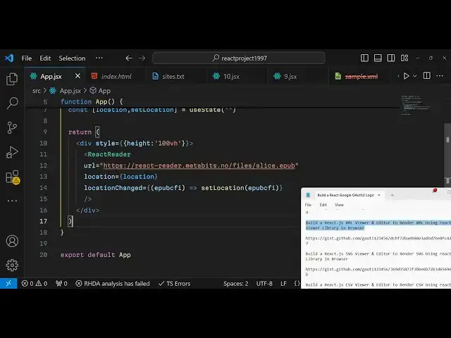 Video thumbnail for Build a React.js SVG Viewer & Editor to Render SVG Using react-svg Library in Browser