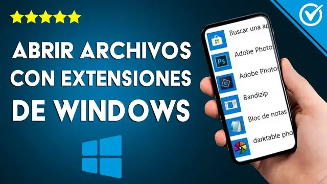 Video thumbnail for ¿Cómo abrir archivos con extensiones de archivo desconocidas en WINDOWS?