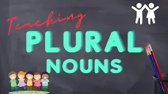'Video thumbnail for Complete Lesson: Teaching Plural Nouns with "s", "es" and "ies"'