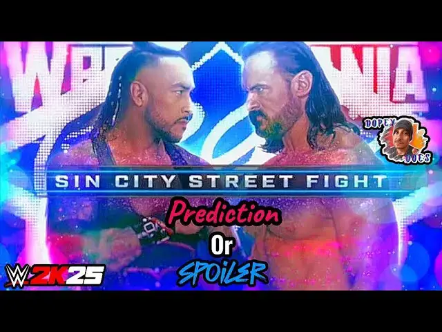 Video thumbnail for Damian Priest Vs Drew McIntyre | PREDICTION OR SPOILER | WWE 2K25