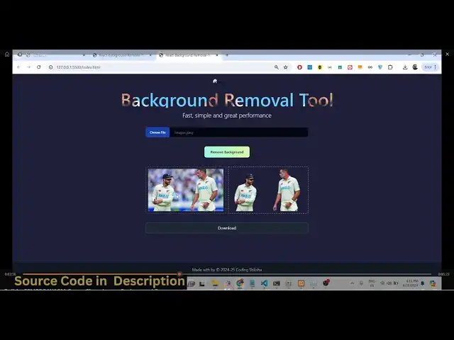 Video thumbnail for Build a FFMPEG WASM Canva Clone Image Background Removal Editor in Browser Using HTML & Javascript