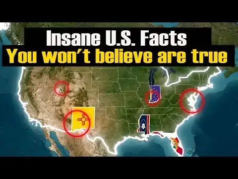 Video thumbnail for 25 Mind-Blowing U.S. Geography Facts You Won't Believe Are True