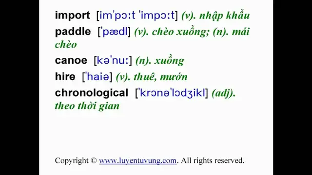 Video thumbnail for Learn English Vocabulary - Grade 8 - Unit 11 - Lesson 03