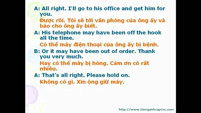 Video thumbnail for English for Business - Unit 10 - Dialogue 014