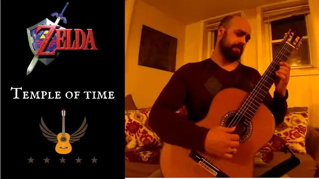'Video thumbnail for Song of Time Guitar | Temple of Time | Zelda Guitar Cover'