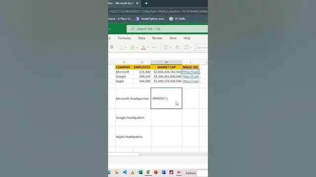 'Video thumbnail for Image Function in Excel'