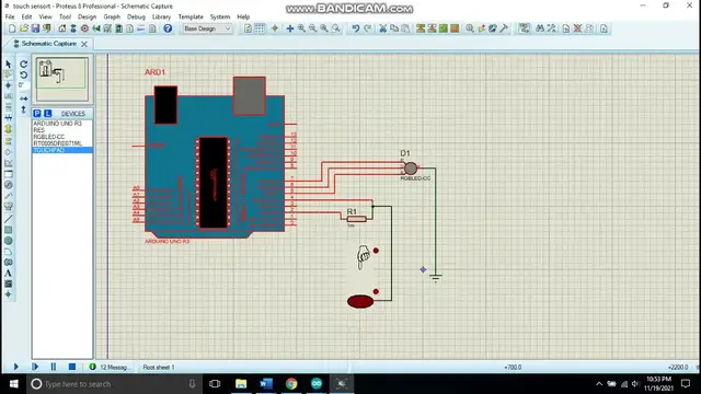 Video thumbnail for Capacitive Touch Sensor with Arduino in Proteus Software