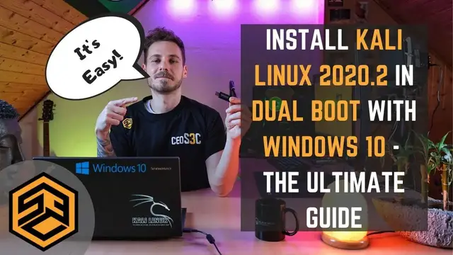 Video thumbnail for Install Kali Linux in Dual Boot with Windows - Ultimate Step-by-Step Guide