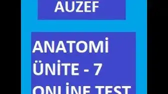 Video thumbnail for Anatomi Ünite - 7 Sorular ve Notlar ( MERKEZİ SİNİR SİSTEMİ )