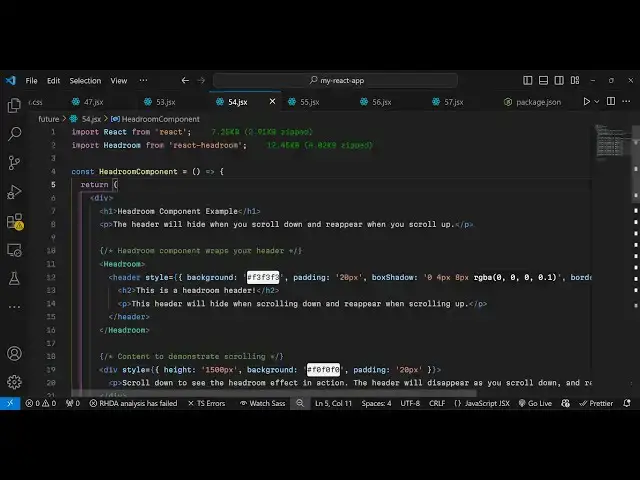 Video thumbnail for Build a React.js Sticky Header or Image Element on Scroll in Browser Using JSX