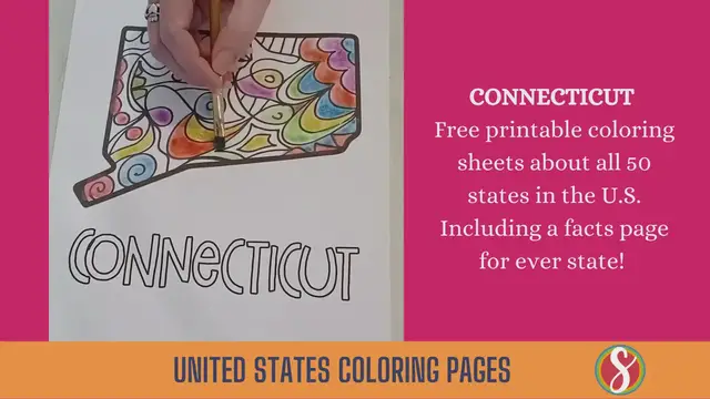 Video thumbnail for Free Connecticut Coloring Pages
