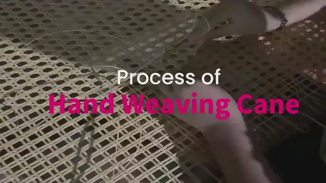 Video thumbnail for Process Of Hand Weaving Cane