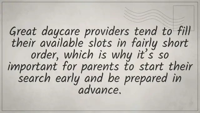 Video thumbnail for Questions to Ask When Interviewing a Daycare Provider