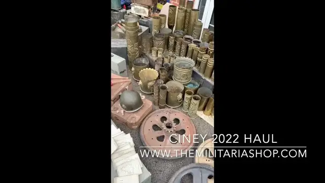 Video thumbnail for Ciney Militaria 2022 - The new stock we bought in at Ciney Militaria