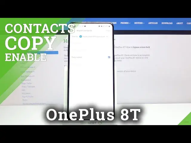 'Video thumbnail for How to Copy Contacts in OnePlus 8T – Transfer Contacts'