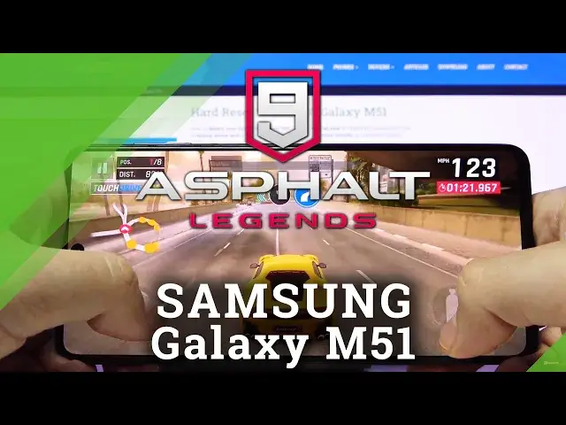 'Video thumbnail for Asphalt 9 on SAMSUNG Galaxy M51 - Gameplay'