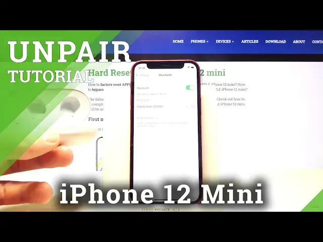 Video thumbnail for How to Unpair Samsung Galaxy Buds from APPLE iPhone 12 mini – Disconnect Devices
